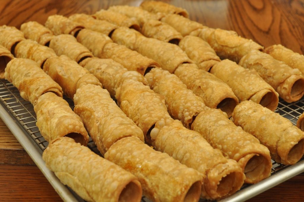 Empty cannoli shells, representing 2020 Census geography data waiting for demographic filling