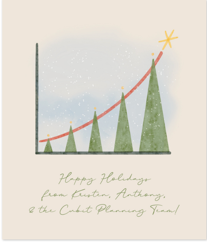 Cubit Planning holiday greeting